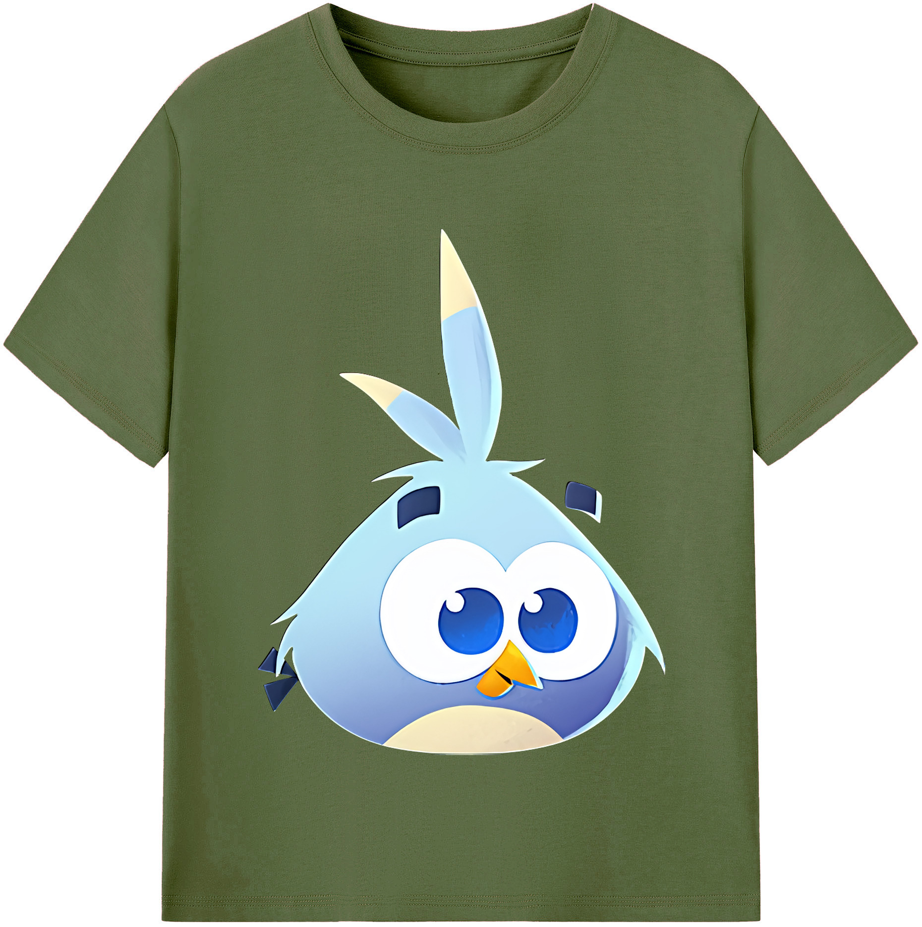 （画像用） Angry Birds アングリーバード 綿100％半袖Tシャツ（フロントプリント）